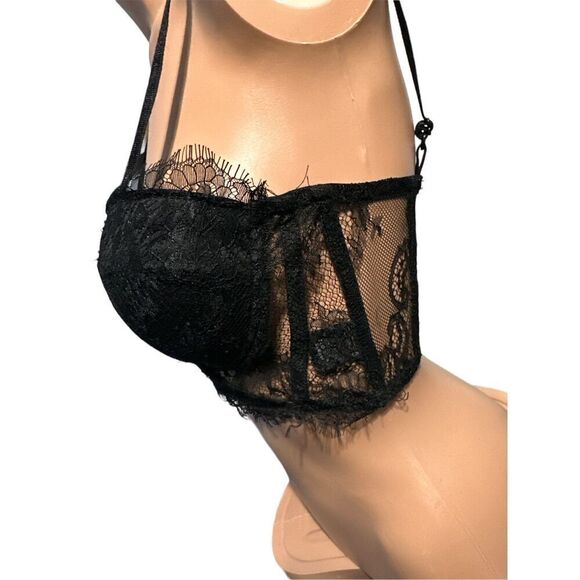 NEW WITH TAGS Blashe BLACK Lace Bustier Size small - Picture 2 of 4